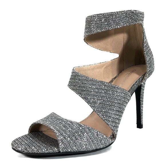 Women’s Christian Siriano Silver Lily Pump, Size 7 - Picture 1 of 7